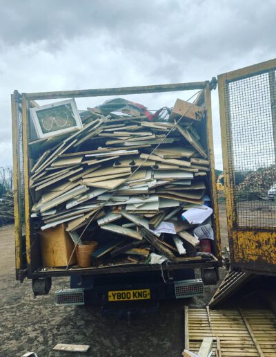 waste collection van