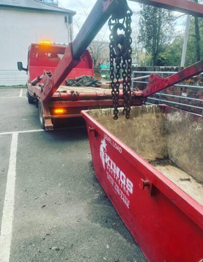 Kings recycling Lorry and Skip